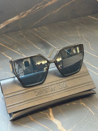 Gafas Christian Dior Negras y Doradas