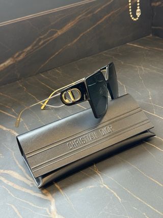 Gafas Christian Dior Negras y Doradas