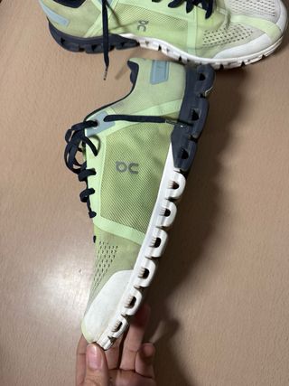 Zapatillas On Running Cloud 6 Verde/Blanco