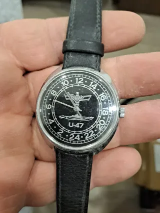 Reloj de cuerda U-47 Submarino