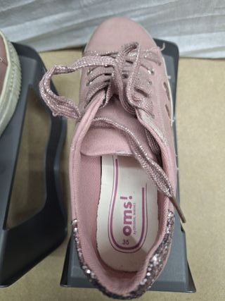 Scarpe rosa con dettagli Paillettes n. 35