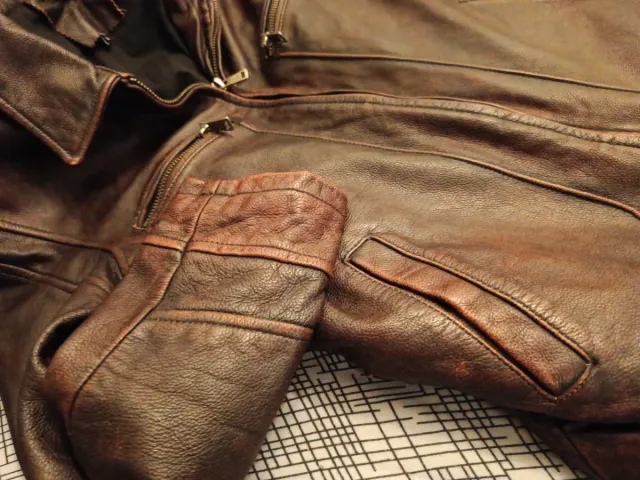 Chaqueta de cuero M/L