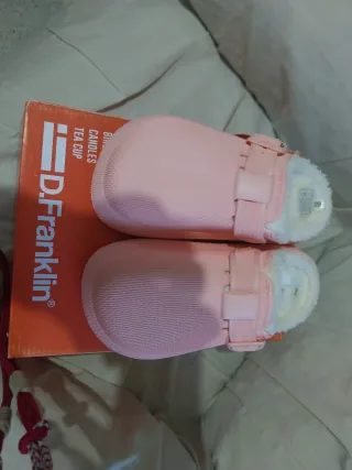 Zapatillas casa D.Franklin mujer rosa talla 38