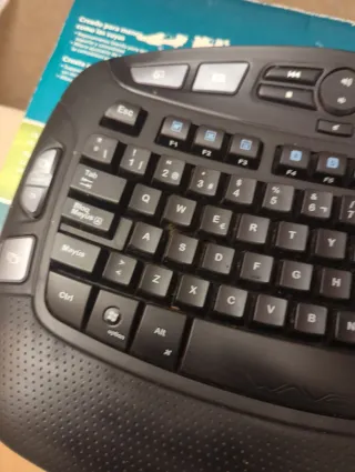 Teclado Logitech Wave Español Vintage