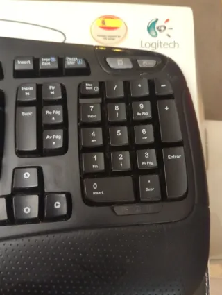 Teclado Logitech Wave Español Vintage