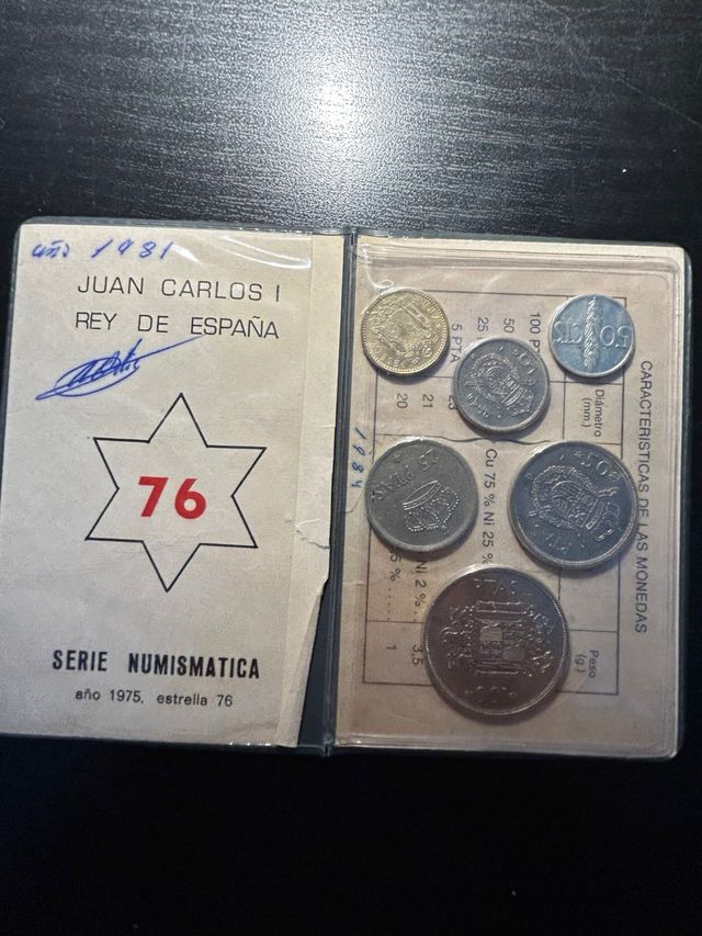 Monete di Juan Carlos I, Re di Spagna