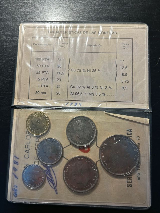 Monete di Juan Carlos I, Re di Spagna