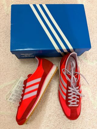 Tenis Adidas SL 72 Rojo y Rosa