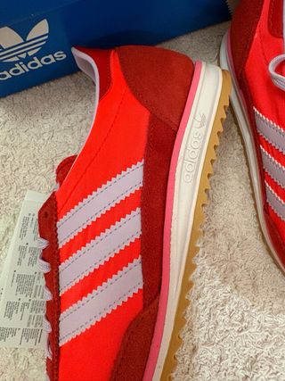 Tenis Adidas SL 72 Rojo y Rosa