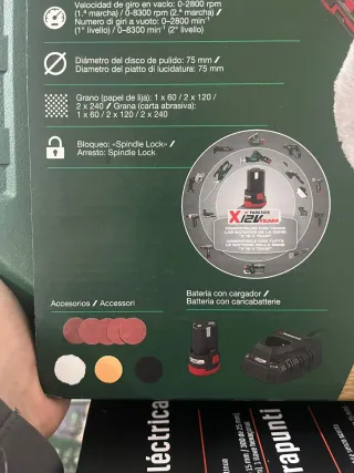 Parkside 12V Pulidora Recargable