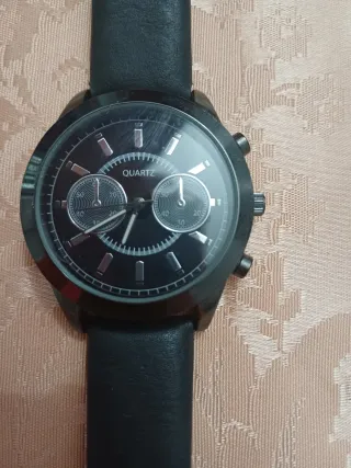 Reloj Negro Cuarzo Hombre