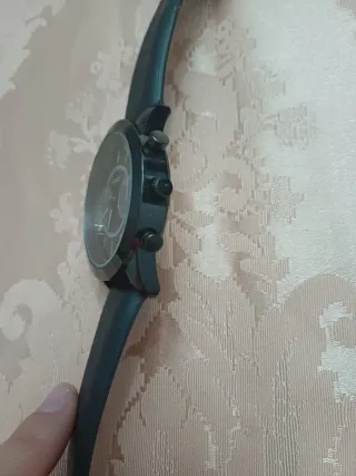 Reloj Negro Cuarzo Hombre