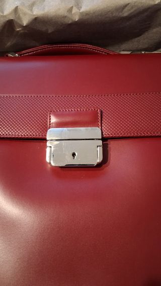 Cartella porta documenti rossa