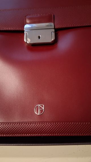 Cartella porta documenti rossa