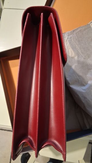 Cartella porta documenti rossa