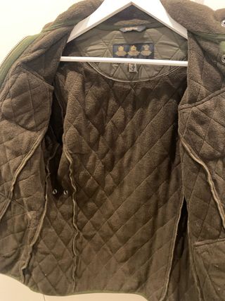 Abrigo Barbour verde