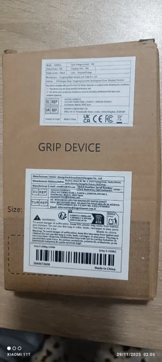 Entrenador de agarre ajustable dos unidades 15 € .