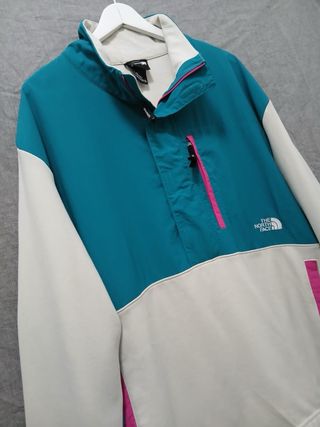 the north face pile zip size XXL white