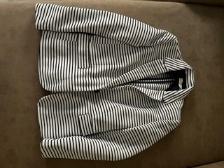 Blazer Sfera Rayas Blancas y Azules