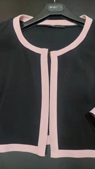 Giacca Gieffe Nera e Rosa Taglia 48