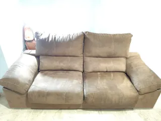 Sofá chaise longue beige 2.25m