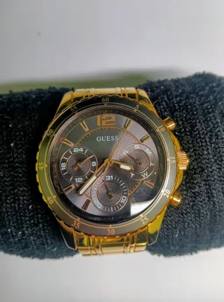 Reloj Guess Cronógrafo Dorado Hombre