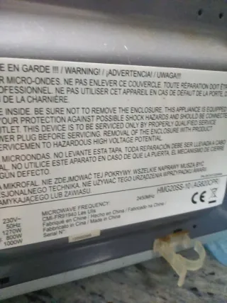 Microondas Carrefour