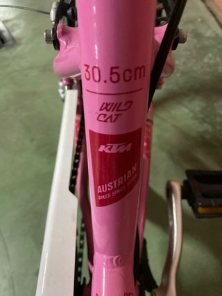 Bicicleta KTM Wildcat 20 niña valor tienda 280€