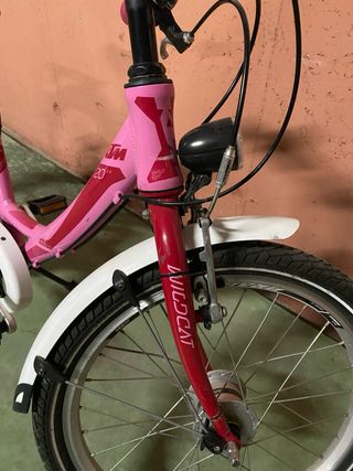 Bicicleta KTM Wildcat 20 niña valor tienda 280€