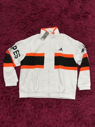 Chaqueta Adidas Blanca y Naranja
