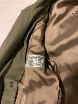 Gabardina Militar Verde Oliva