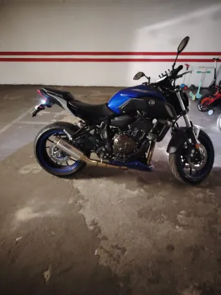 Yamaha MT-07 Azul