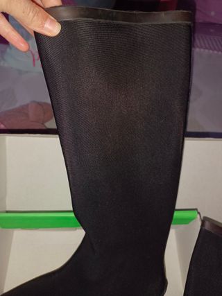Botas altas neopreno negras Talla 37