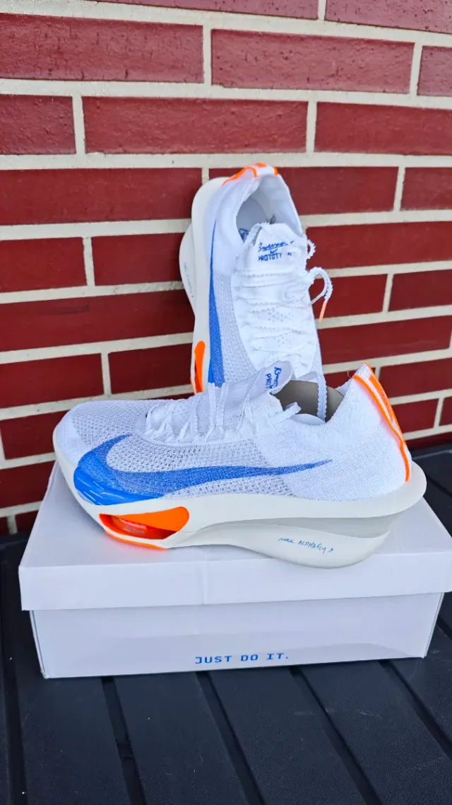 Nike Zapatillas Running Blancas y Azules