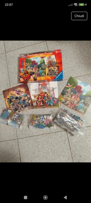 Puzzle Ravensburger Gormiti 3x49 pezzi