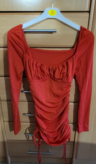 Vestido Shein Rojo Talla S