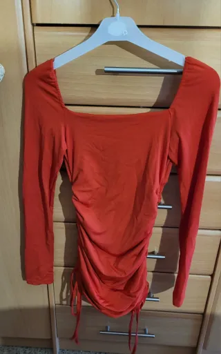Vestido Shein Rojo Talla S