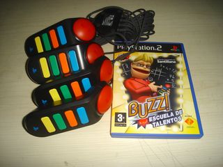 Buzz mando y juego Escuela de Talentos PS2