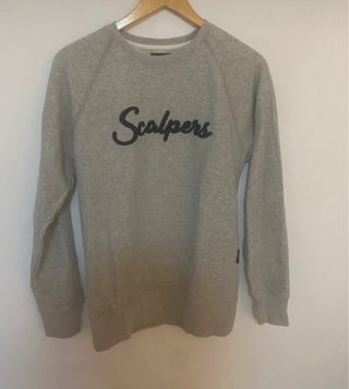 Sudadera Scalpers Gris Logo