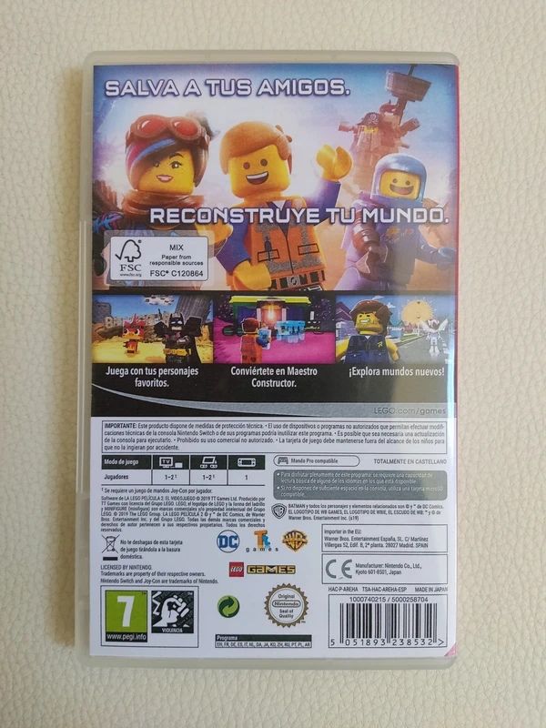 Lego La Película El Videojuego Nintendo Switch