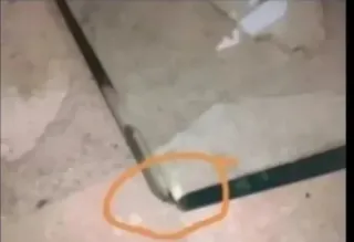 Mesa de centro de cristal diseño moderno