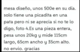 Mesa de centro de cristal diseño moderno