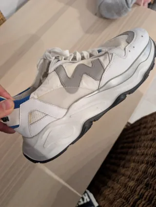 Zapatillas Womsh deportivas blancas y azules