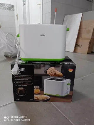 Tostador Braun Blanco y Verde