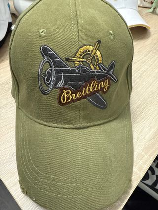 Gorra Breitling Vintage Avión Militar