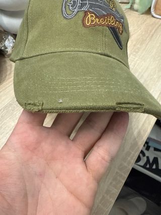 Gorra Breitling Vintage Avión Militar