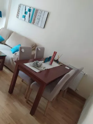 Mesa extensible madera cerezo