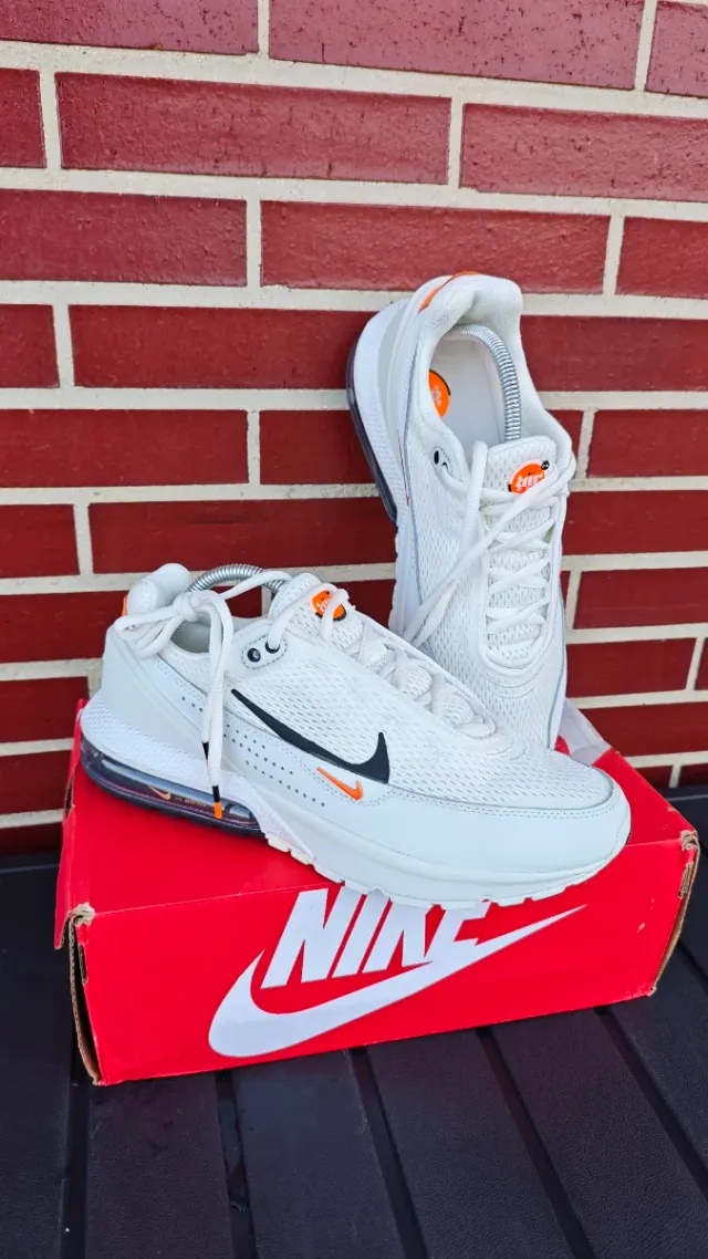 Zapatillas Nike Air Max Blancas Naranja