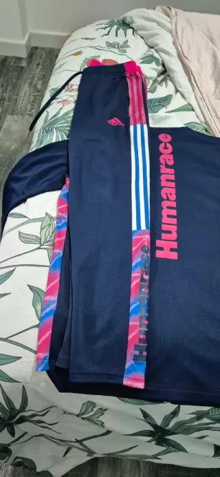 Chándal Adidas Azul y Rosa Talla M