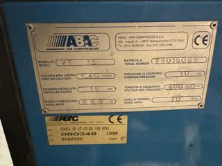 Compresor de aire ABAC VT 1510